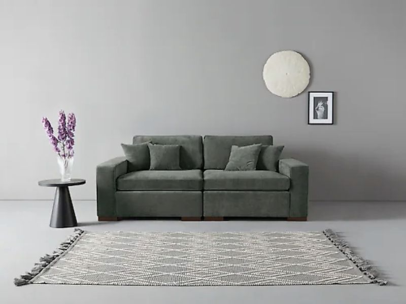 Home affaire 2-Sitzer »Skara«, Lounge-Sofa mit Federkernpolsterung, in viel günstig online kaufen