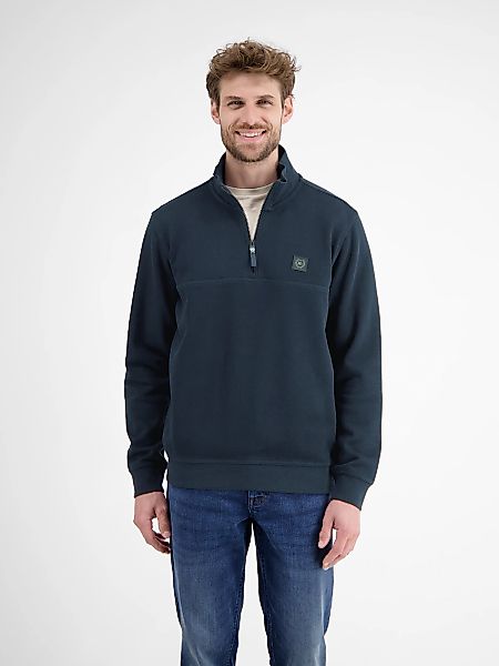 LERROS Sweatshirt "LERROS Herren Troyer, sportiv gerippt" günstig online kaufen