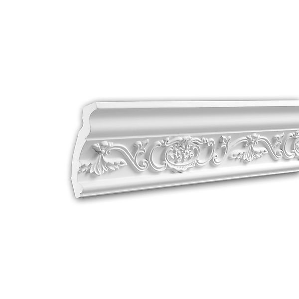 PROFHOME 150162 Eckleiste aus Polyurethan Deckenleiste Stuckleiste 2 m 200 günstig online kaufen