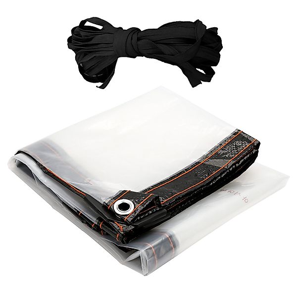 Clanmacy Schutzplane PVC transparente Plane Abdeckplane günstig online kaufen