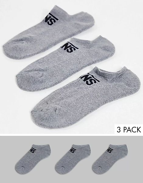 Vans – Classic Kick – Socken in Grau im 3er-Pack günstig online kaufen