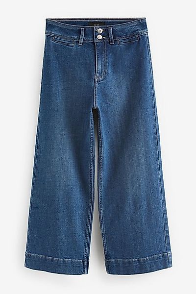 Next Weite Jeans Verkürzte Jeans mit weitem Bein, Kurzgröße (1-tlg) günstig online kaufen