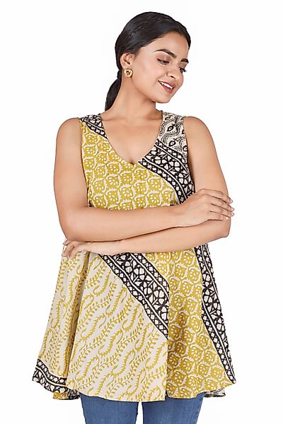Guru-Shop T-Shirt Boho Blusentop, leichtes Longtop günstig online kaufen