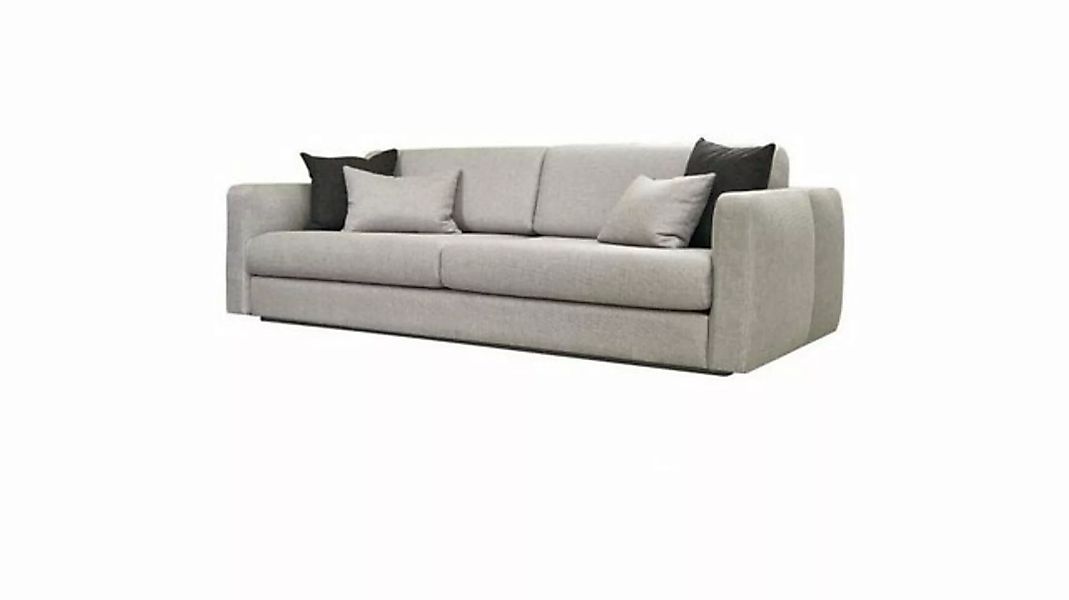 JVmoebel 3-Sitzer Couch Polstersofa Dreisitzer Sofa 3 Sitzer Grau Stoff Sto günstig online kaufen