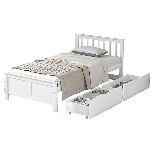 OKWISH Holzbett Bett, Jugendbett, Erwachsenenbett, Kinderbett günstig online kaufen