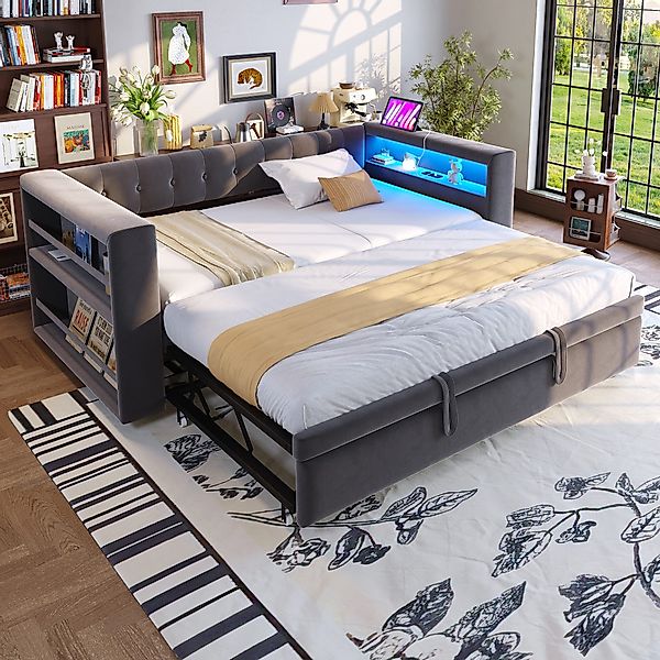 Flieks Daybett, Polsterbett Schlafsofa 90/180×190cm mit günstig online kaufen