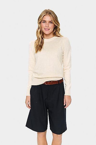 Saint Tropez Rundhalspullover MilaSZ Viskosemischung, Regular fit günstig online kaufen