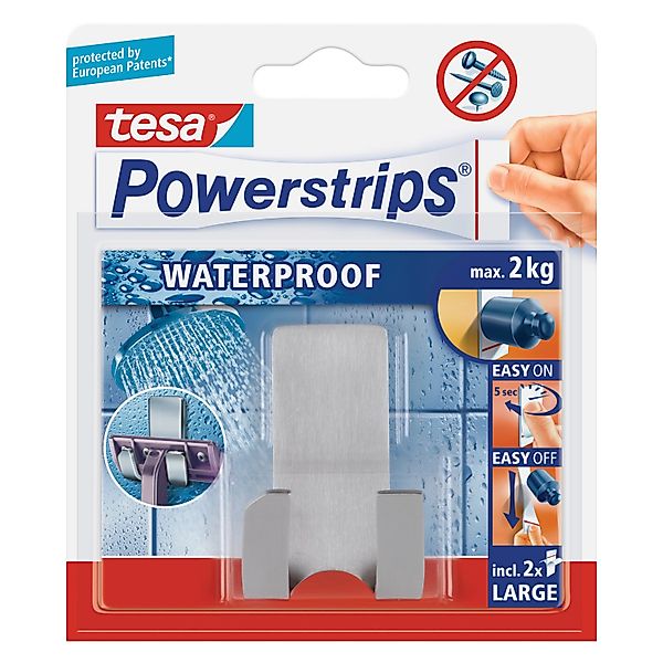 tesa Wandhaken POWERSTRIPS Rasiererhalter, (Set, 1-St., inkl. Klebelösung), günstig online kaufen