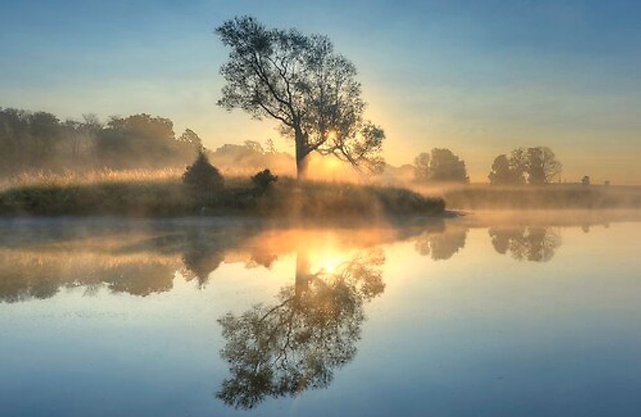 Papermoon Fototapete »Photo-Art KELLER, MORGENREFLEXION« günstig online kaufen