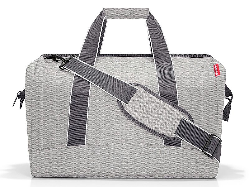 REISENTHEL® Reisetasche allrounder L herringbone grey, günstig online kaufen