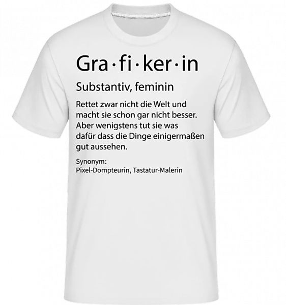 Grafikerin Quatsch Duden · Shirtinator Männer T-Shirt günstig online kaufen