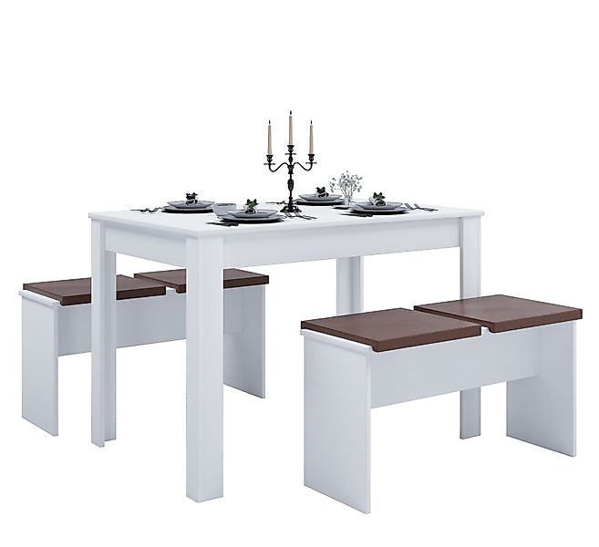 VCM Essgruppe Holz Essgruppe Tischgruppe Tisch günstig online kaufen