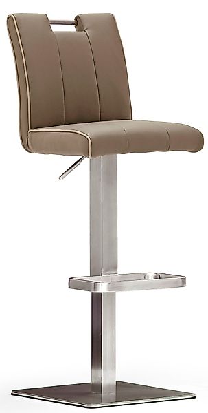 MCA furniture Bistrostuhl "BARBECOOL", mit Rückenlehne, Bodenplatte eckig, günstig online kaufen