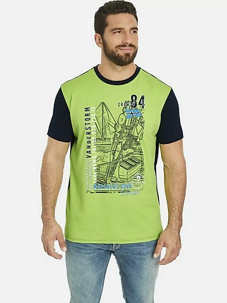 Jan Vanderstorm T-Shirt KASPERI mit Seereisen-Print günstig online kaufen
