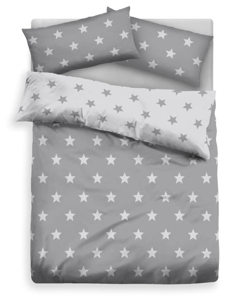 my home Wendebettwäsche "STELLA" 3 Stk. tlg. Bettwäsche mit Sternen, Weihna günstig online kaufen