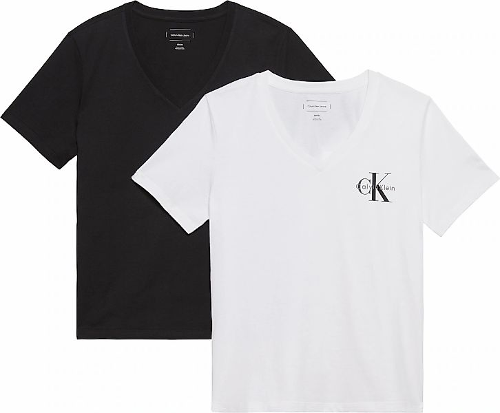 Calvin Klein Jeans Kurzarmshirt "A- Logo VN 2 pack Tee", (Packung, 2er-Pack günstig online kaufen