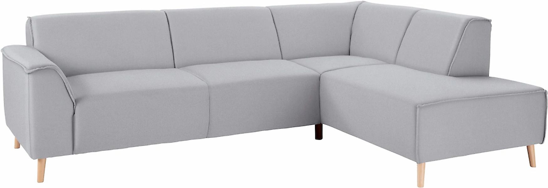 Home affaire Ecksofa "Janek Scandic Design, elegant und zeitlos, L-Form" mi günstig online kaufen