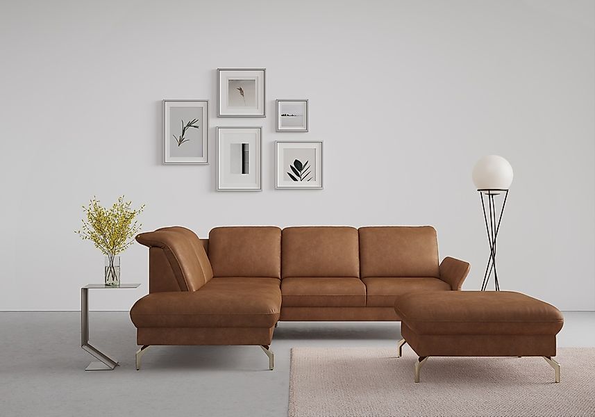 sit&more Ecksofa "Fashion L-Form", wahlweise mit Kopfteilverstellung, Vorzi günstig online kaufen