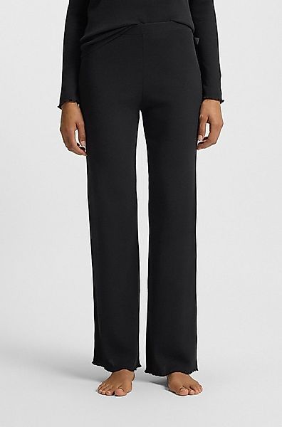 BOSS Pyjamahose Cosy Waffle aus Baumwoll-Mix mit Waffelstruktur günstig online kaufen