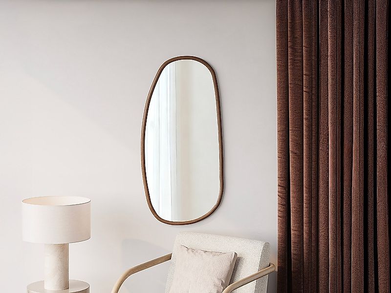 Organischer Spiegel aus Hevea-Holz – 49 × 100 cm – MEIXI günstig online kaufen