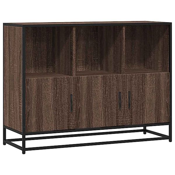 vidaXL Sideboard Braun Eichen-Optik 100x35x76 cm Holzwerkstoff 849033 günstig online kaufen