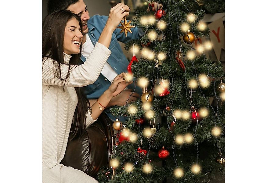 Salcar LED-Lichterkette Weihnachts Lichterkette Weihnachtsbaum LED Lichterk günstig online kaufen