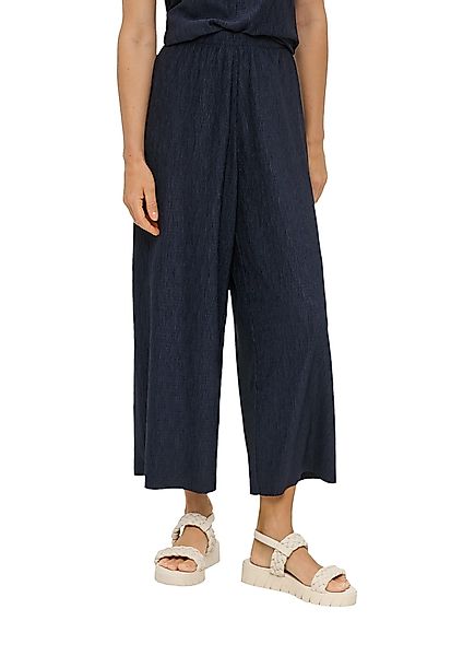 s.Oliver Culotte Sommerhose mit Struktur günstig online kaufen