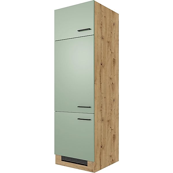 Flex-Well Exclusiv Küchen-Geräteschrank Cara 60x200cm Schilfgrün matt-Artis günstig online kaufen