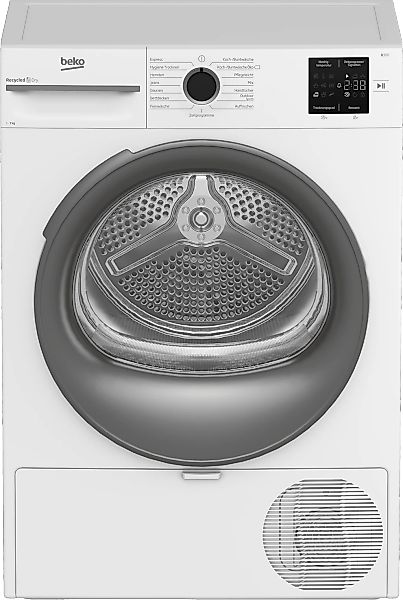 BEKO Wärmepumpentrockner "BM3T37210W1" Schontrommel günstig online kaufen