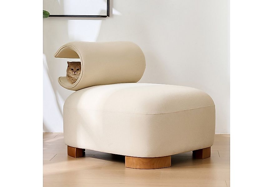 Flieks Relaxsessel mit Katzenhöhle, kratzfestes Material (1-St), Loungesess günstig online kaufen