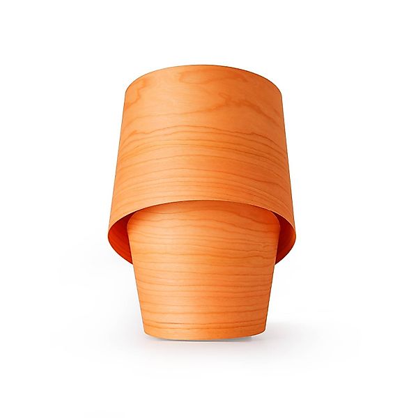 LZF Tischlampe Tiny, orange, Höhe 22 cm, Holzfurnier günstig online kaufen