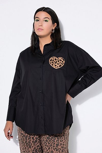 Studio Untold Hemdbluse Hemdbluse oversized Rückenprint günstig online kaufen