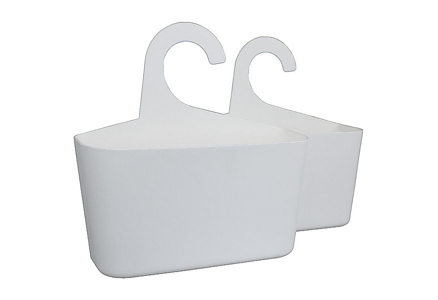 Sanixa Badregal Universal Hänge-Korb 2er Set Duschkorb Duschregal Ablagekor günstig online kaufen