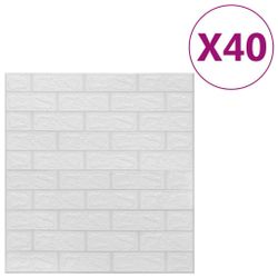 vidaXL Fototapete 3D Tapete Ziegelstein Selbstklebend günstig online kaufen