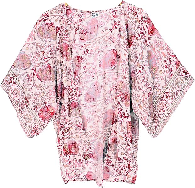 Guru-Shop Kimono Kimonojäckchen, kurzer Boho Kimono,.., günstig online kaufen