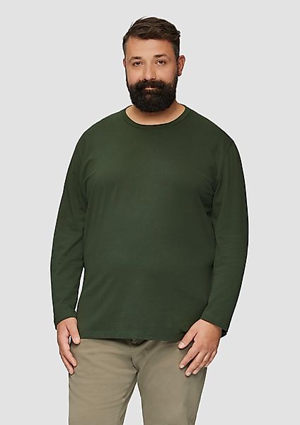 s.Oliver Langarmshirt Softes Langarmshirt aus Baumwolljersey günstig online kaufen