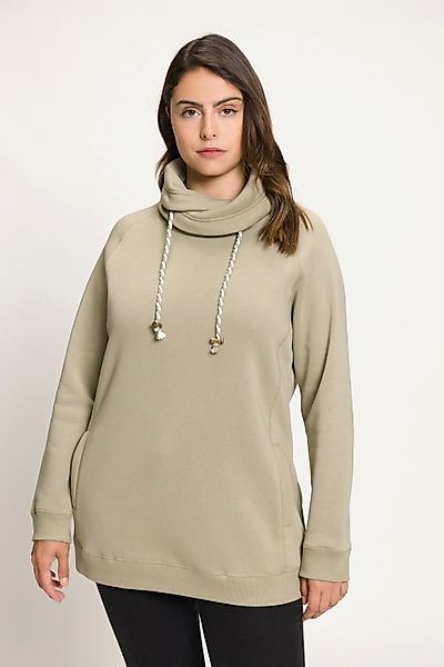 Ulla Popken Sweatshirt Sweatshirt weiter Stehkragen günstig online kaufen