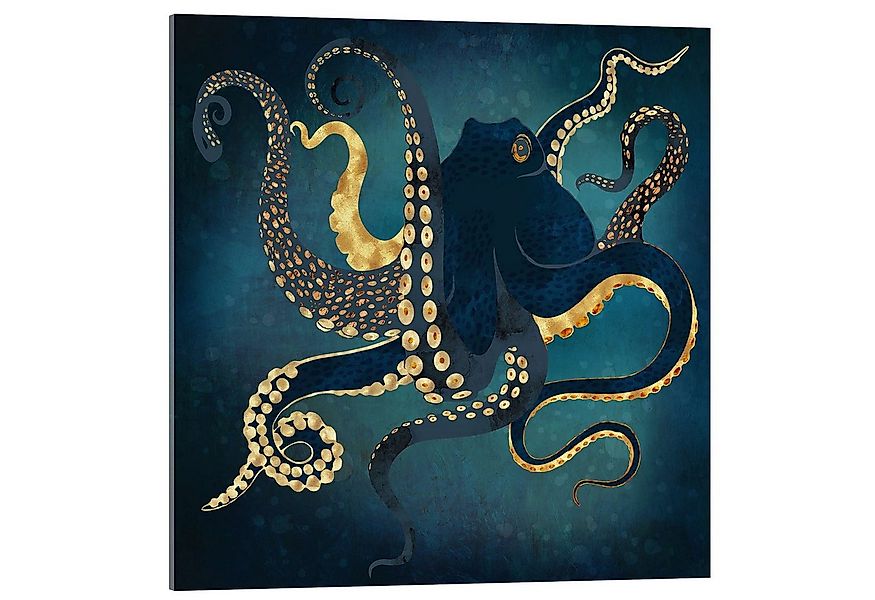 Posterlounge Wandbild Metallischer Oktopus IV, SpaceFrog Designs, erhältlic günstig online kaufen