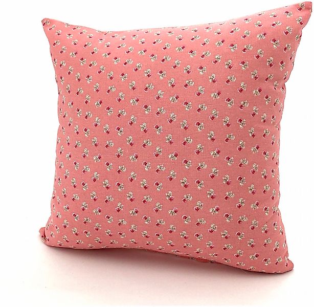 Weckbrodt Dekokissen "Alicia" Leinen, bedruckt mit Rosen, floral, geblümt, günstig online kaufen