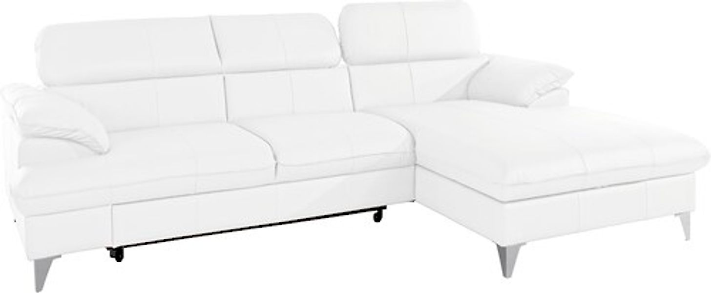 COTTA Ecksofa »Caluso L-Form«, mit Kopfteilverstellung, wahlweise mit Bettf günstig online kaufen