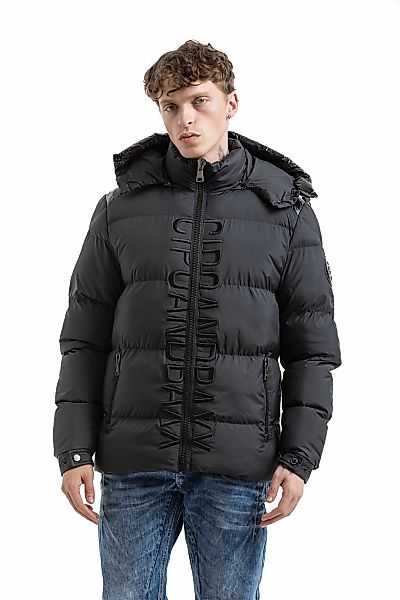 Cipo & Baxx Steppjacke mit Kapuze günstig online kaufen