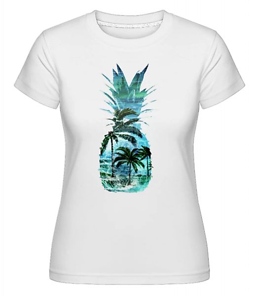 Ananas Palmen · Shirtinator Frauen T-Shirt günstig online kaufen