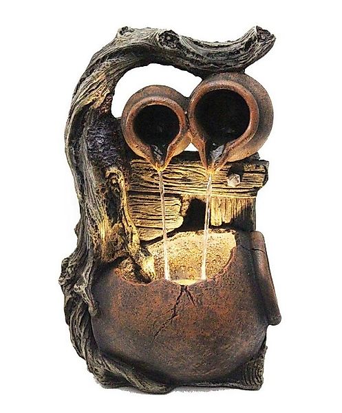 Arnusa Gartenbrunnen Springbrunnen Zimmerbrunnen BK834 Dekoration, mit LED günstig online kaufen