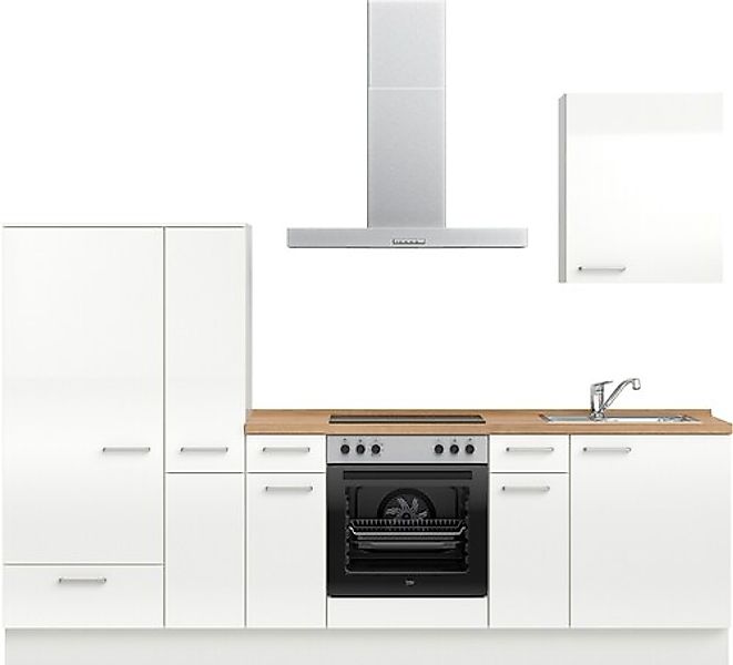 nobilia® Küchenzeile »"Flash I"«, vormontiert, Ausrichtung wählbar, Breite günstig online kaufen