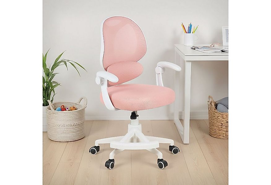 IDIMEX Drehstuhl ISLA, Schreibtischstuhl mit Fußstütze ergonomisch höhenver günstig online kaufen