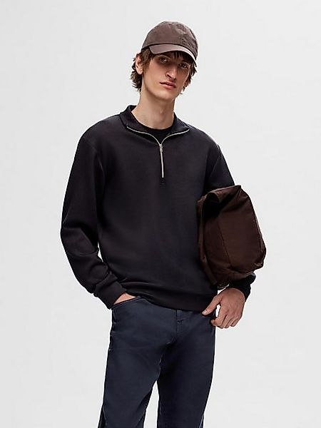 SELECTED HOMME Sweatshirt SLHEMANUEL SOFT ZIP günstig online kaufen