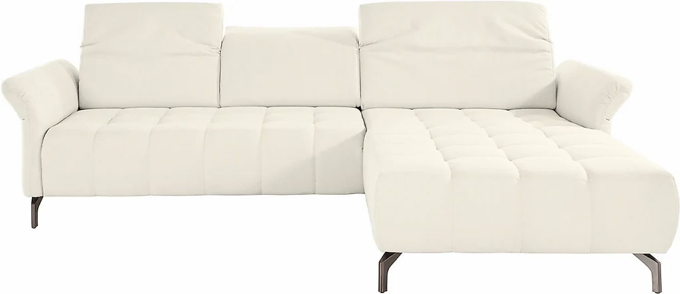 INOSIGN Ecksofa »Fresh L-Form«, Federkern, wahlweise Kopfteilverstellung un günstig online kaufen
