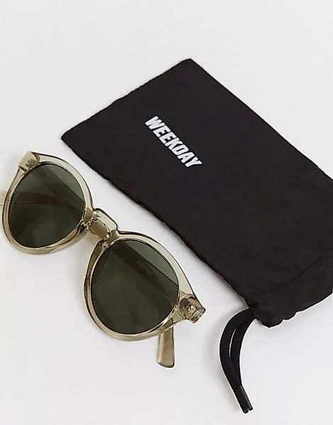 Weekday – Runde Sonnenbrille-Neutral günstig online kaufen