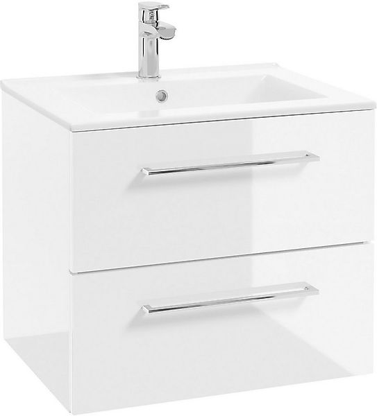 welltime Waschtisch Palermo (Set), Badmöbel inkl. Waschbecken, Breite 60cm günstig online kaufen