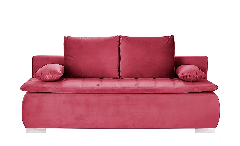 smart Schlafsofa  Leonie - rot - 198 cm - 92 cm - 90 cm - Polstermöbel > So günstig online kaufen